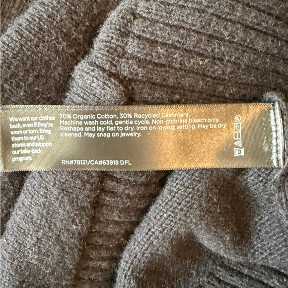 Eileen Fisher Cotton Recycled Cashmere Long Button Up Cardigan Sweater L - Picture 8 of 8